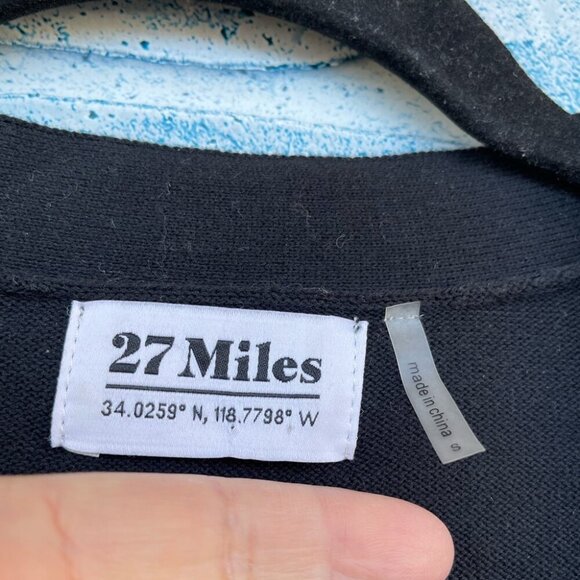 27 Miles malibu Open Front Stars & Stripes Cardigan size small - Picture 5 of 7